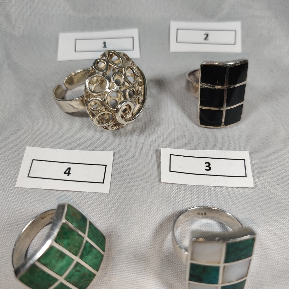 Peruvian Silver Rings - Picture 3 of 7